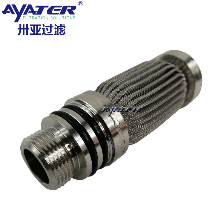 卅亞過濾不銹鋼燒結氈濾芯38X80MM