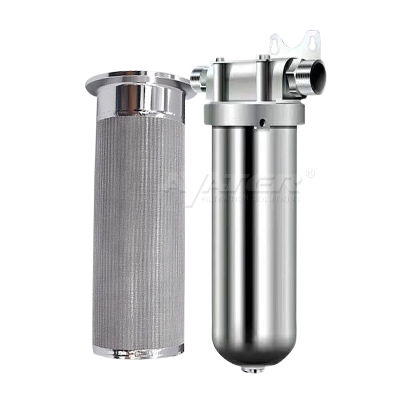 原廠定制單芯1um防腐蝕鋰電池過(guò)濾罐 卅亞過(guò)濾 固液分離