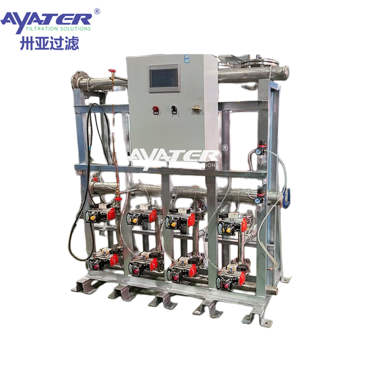  卅亞過濾列管式自清洗過濾器 自動(dòng)反沖洗設(shè)計(jì) 過濾面積大