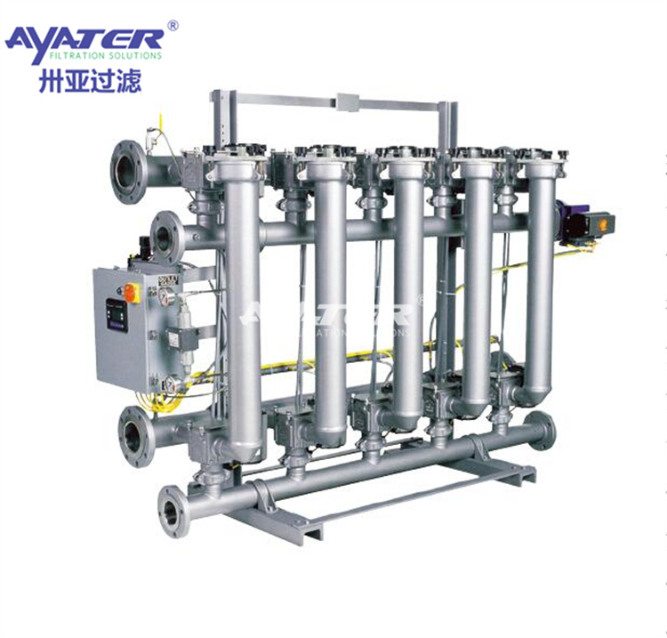  卅亞過濾列管式自清洗過濾器 自動(dòng)反沖洗設(shè)計(jì) 過濾面積大