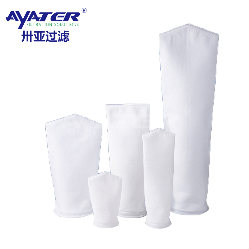 1號2號PE液體濾袋水濾葡萄酒離心機(jī)鋼環(huán)聚酯液體滌綸過濾袋